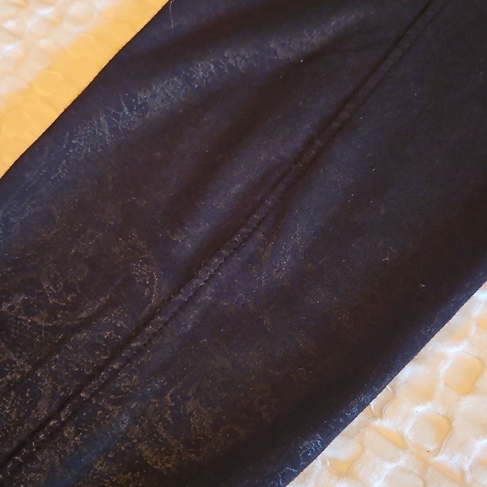 Jessica Ponte Shiny Print Pants Xl - Picture 4 of 5